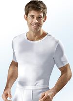 Hermko Dreierpack Schlupfjacken aus Doppelripp, wei&szlig; 