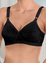 Playtex BH in Zauberkreuz-Schnittform SCHWARZ
