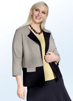 Kurzjacke mit 3/4-langen &Auml;rmeln 