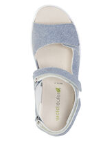 Waldl&auml;ufer Sandalette mit effektvoller Pr&auml;gung DENIM