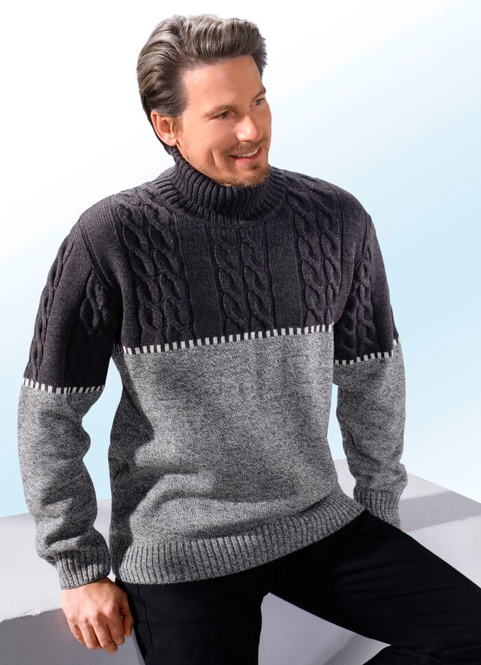 Au&szlig;ergew&ouml;hnlicher Rollkragenpullover 