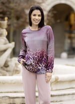 Tunika mit Leo-Print 