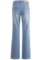 Jeans in aktueller Fingerprint-Dessinierung HELLBLAU