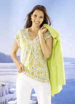 Shirt mit Faltenlegung im Vorderteil 