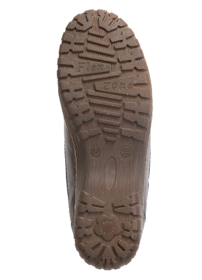 ELENA EDEN Schn&uuml;r-Bootie aus Leder-Materialmix 