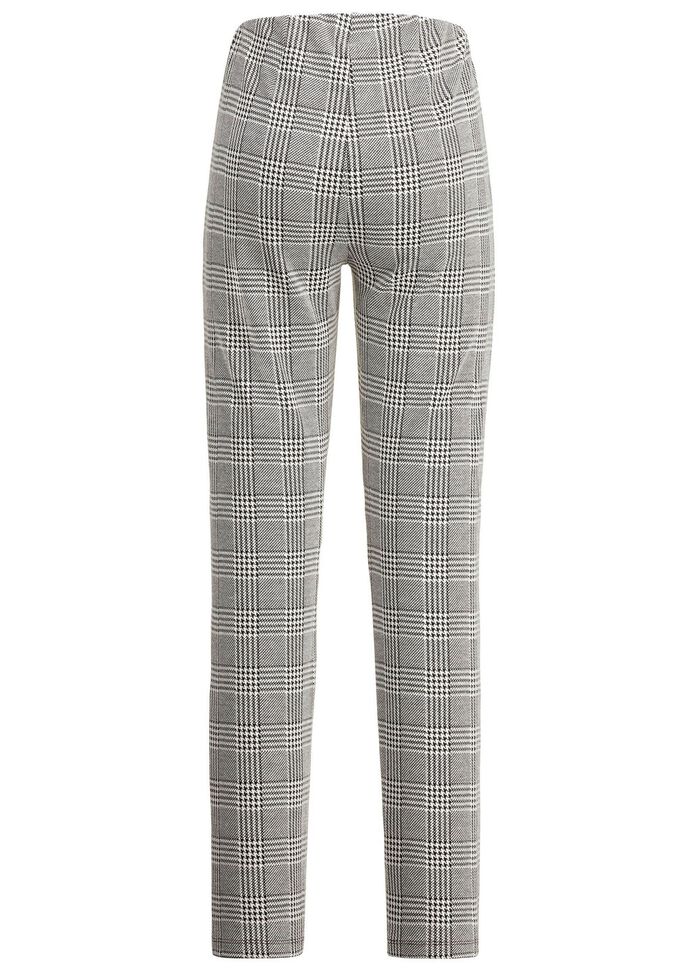 Hose mit Glencheck-Dessinierung 