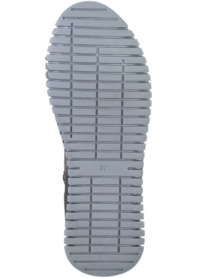 Gemini Schn&uuml;r-Bootie aus weichem Rind-Nappaleder SCHWARZ