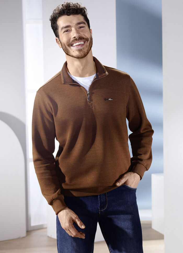 Troyer von „Milano Italy“ MITTELBRAUN MELIERT