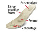 Klett-Pantolette aus echtem Leder BEERE
