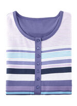 Zweierpack Nachthemden, kürzer geschnitten sowie seitlicher Schlitz am Saum 