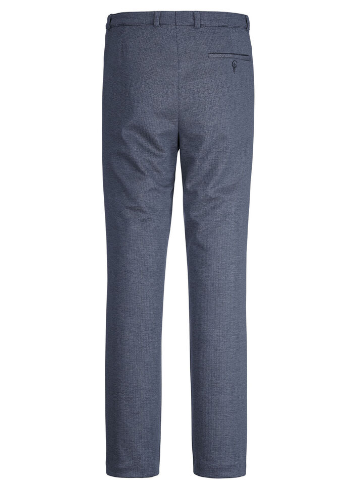 "Klaus Modelle"-Hose in 3 Farben RAUCHBLAU MELIERT