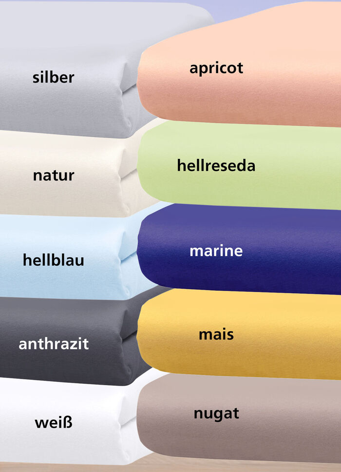 Superweiche Spannbettt&uuml;cher und Kissenbez&uuml;ge HELLBLAU
