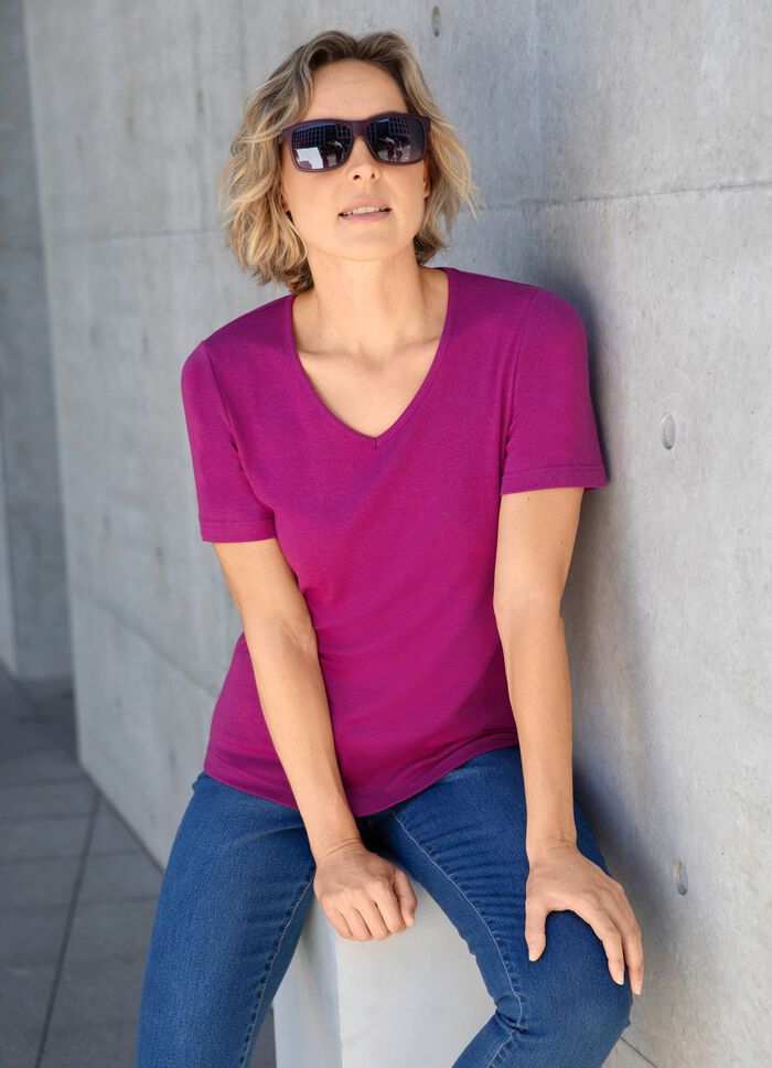 Shirt mit hohem Tragekomfort in 10 Farben MAGENTA