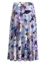 Rock mit floraler Dessinierung 