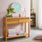 Konsolentisch aus Massivholz in ge&ouml;lter Ausf&uuml;hrung KERNBUCHE