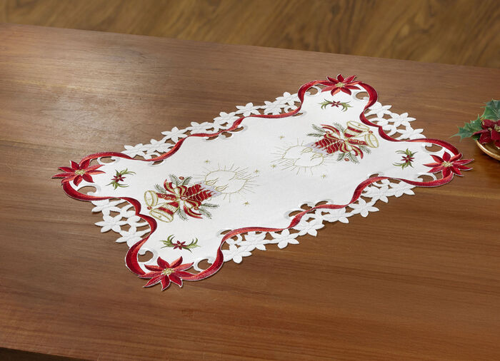 Festliche Tisch- und Raumdekoration SEKT-ROT-BUNT