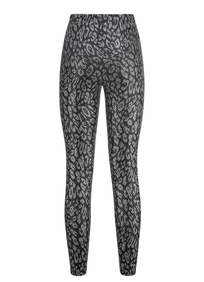Leggings SCHWARZ-SILBERFARBEN