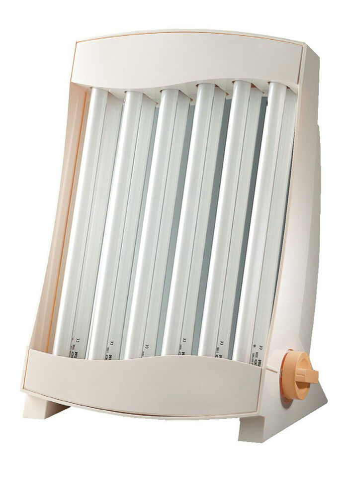 Gesichtssolarium für eine angenehme Bräunung PFIRSICH-WEISS