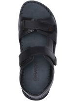 Gemini Sandale aus Rind-Nappaleder SCHWARZ