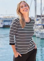 Pullover mit Streifenmuster 