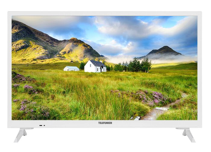 Telefunken Full-HD-LED-Fernseher WEISS