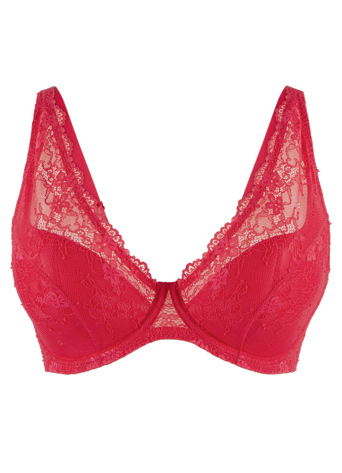 LingaDore B&uuml;gel-BH mit zarter Elastikspitze ROT