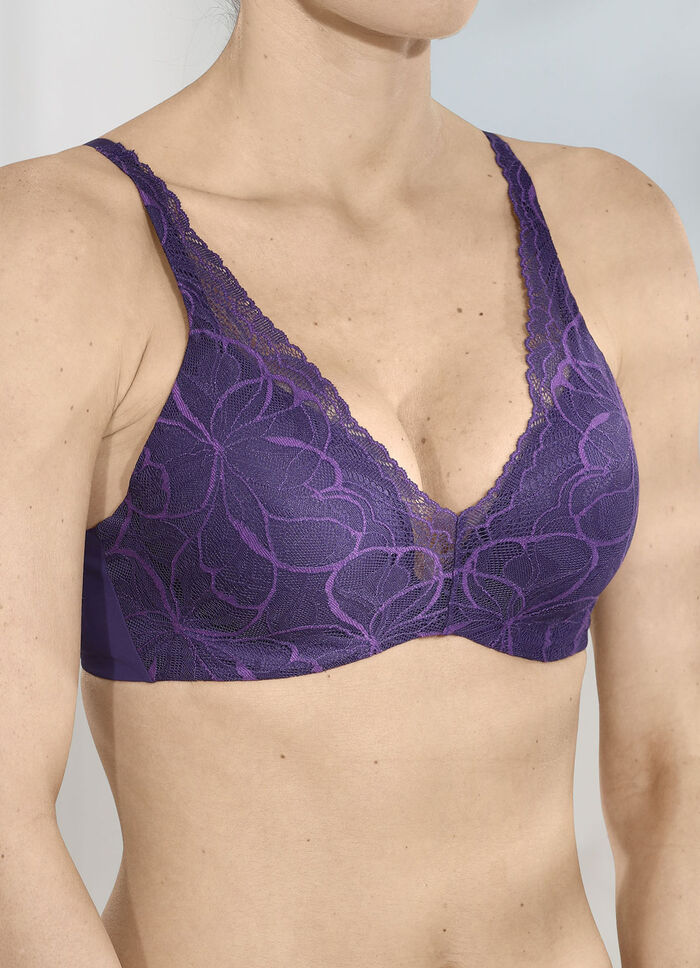 Triumph Body Make-Up Illusion Lace BH mit flexiblen Komfortb&uuml;geln AMETHYST