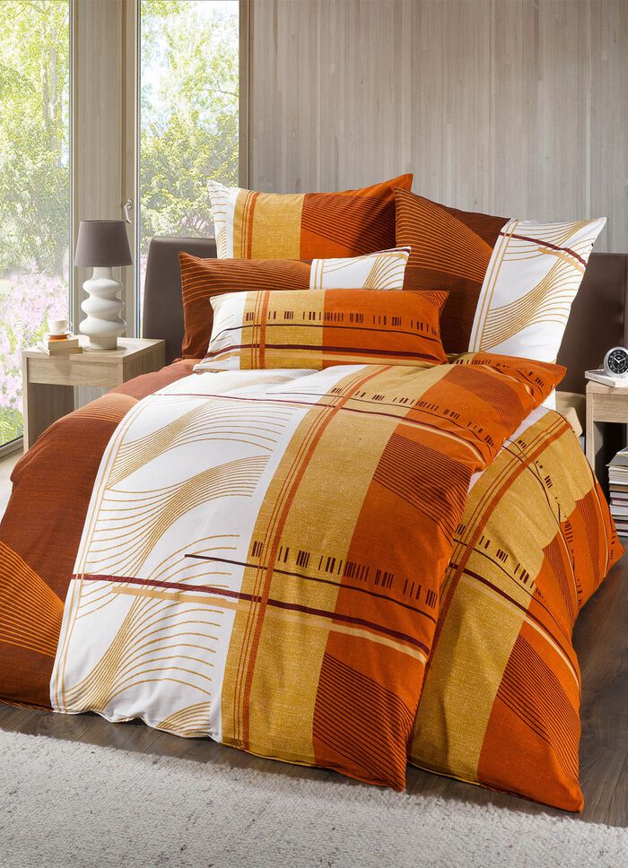 Soft-Biber Bettw&auml;sche-Garnitur TERRA