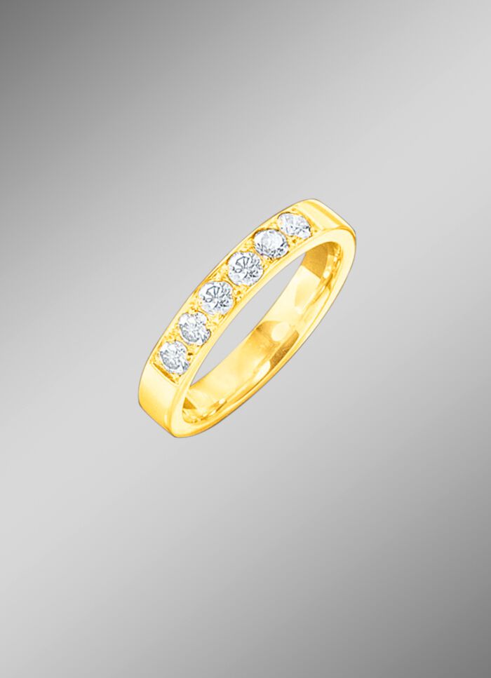 Memoire-Ring mit Brillanten 