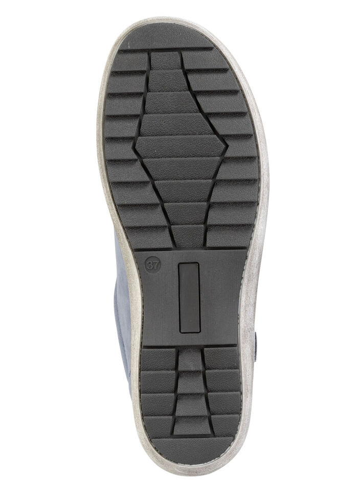 ELENA EDEN, bequeme Damen-Schnürschuhe, Weite H, mit herausnehmbarem Fußbett JEANS