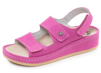 Mubb, bequeme Damen-Sandalen, Weite H, mit herausnehmbarem Fu&szlig;bett 