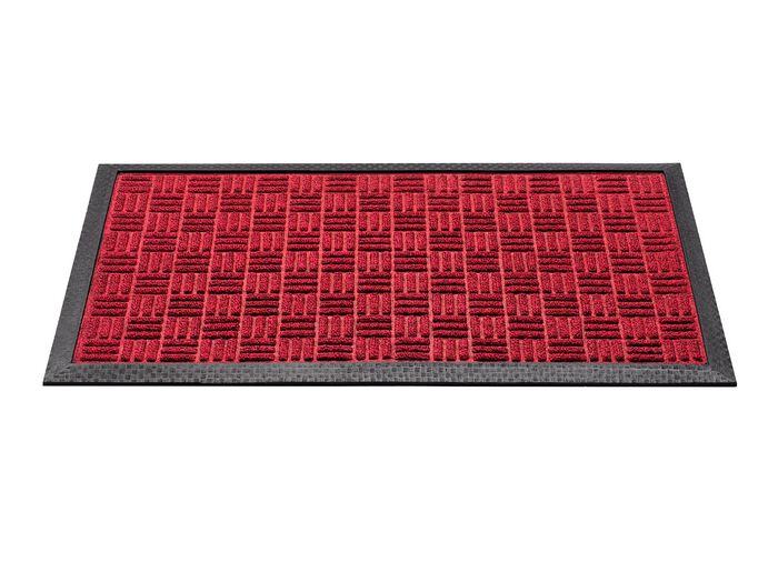 Fu&szlig;matte mit rutschhemmender Gummi-R&uuml;ckseite 