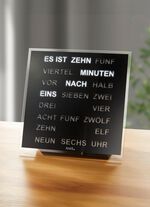 Digitale Tischuhr ohne Zeiger 