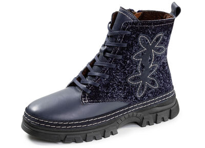 Gemini, modische Damen-Stiefeletten, Winterschuhe, Weite G, mit herausnehmbarem Fußbett 