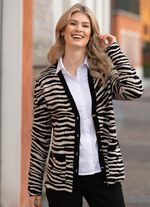 Strickjacke in Jacquard-Dessin 