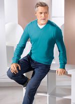 Klassischer V-Pullover in 4 Farben 