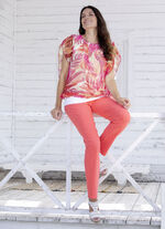 Poncho-Tunika mit eingearbeitetem Top 