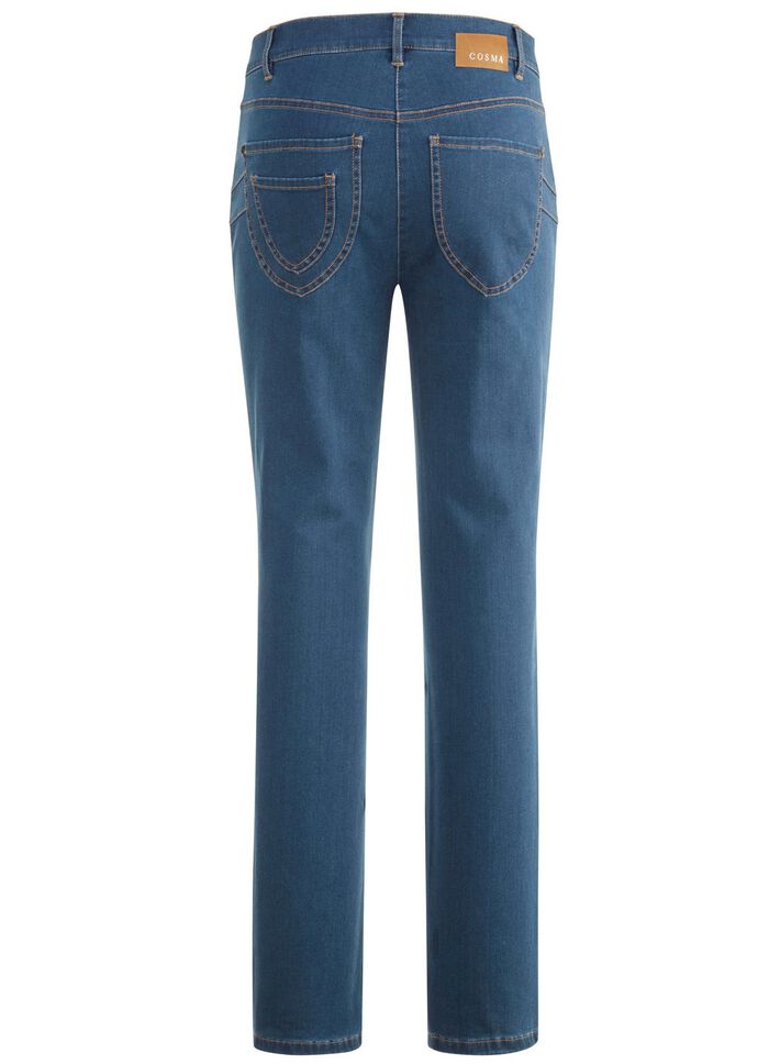 Jeans mit raffinierter Taschenl&ouml;sung 