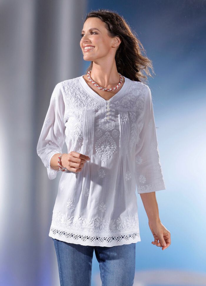 Wundersch&ouml;n bestickte Tunika 