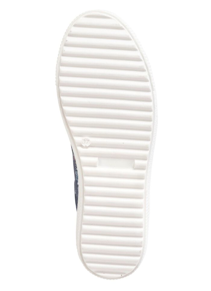 ELENA EDEN Schn&uuml;rschuh aus effektvoll bedrucktem Nubukleder 