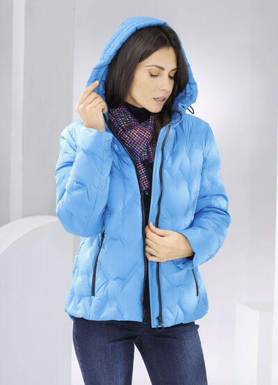 Daunenjacke mit geklebten Kammern 