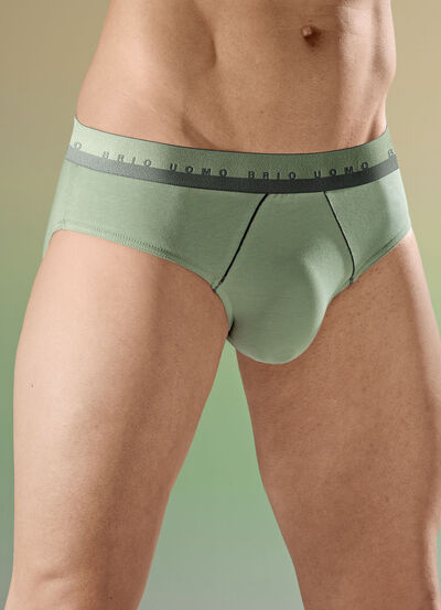 Dreierpack Slips mit Elastikbund 