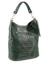 Laurina Tasche aus Kalb-Veloursleder  TANNE