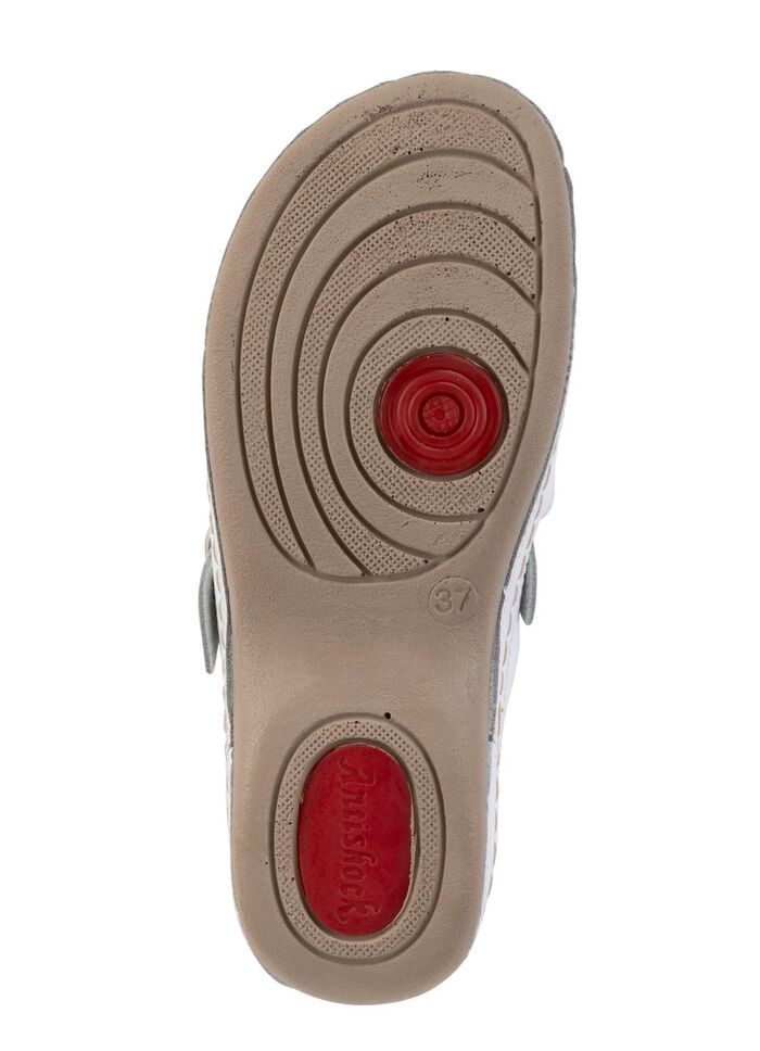 ELENA EDEN, sommerliche Damen-Clogs, Weite G, mit verstellbarer Schlie&szlig;e 