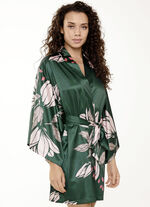 LingaDore Hausmantel in Kimonoform mit buntem Druckdessin 