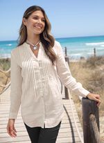 Tunika mit krempelbaren &Auml;rmeln 