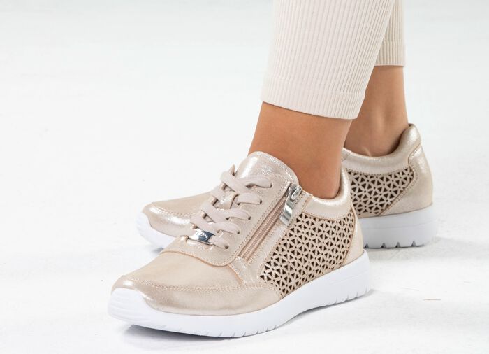 ELENA EDEN, sommerliche Damen-Sneaker, Weite G, mit herausnehmbarem Fu&szlig;bett 