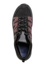 Wetterfester Schn&uuml;r-Bootie mit Klimamembrane ausgestattet SCHWARZ-BORDEAUX