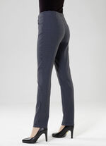 Hose mit trendiger Hahnentritt-Dessinerung BLAU-SCHWARZ