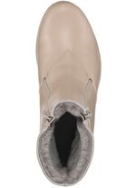 ELENA EDEN Stiefelette aus weichem Nappaleder BEIGE